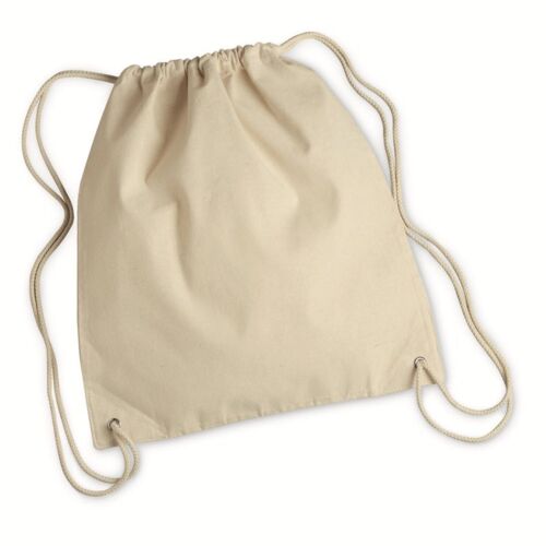 10 Ounce Cotton Canvas Drawstring Backpack Thumbnail